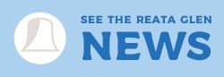 "See The Reata Glen News" with bell graphic